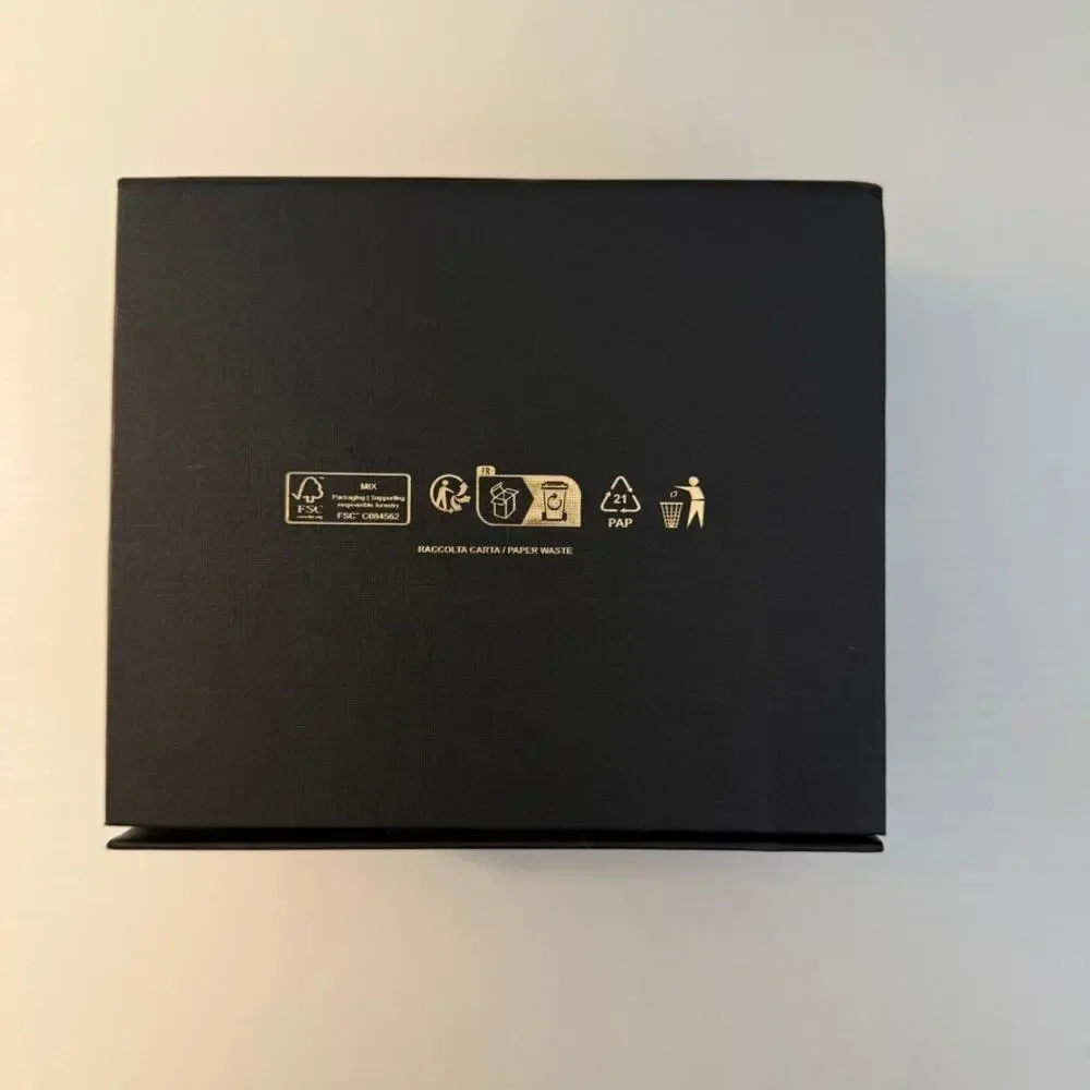 Versace Presentation Gift Box Case Black Gold Logo Jewelry Watch Storage